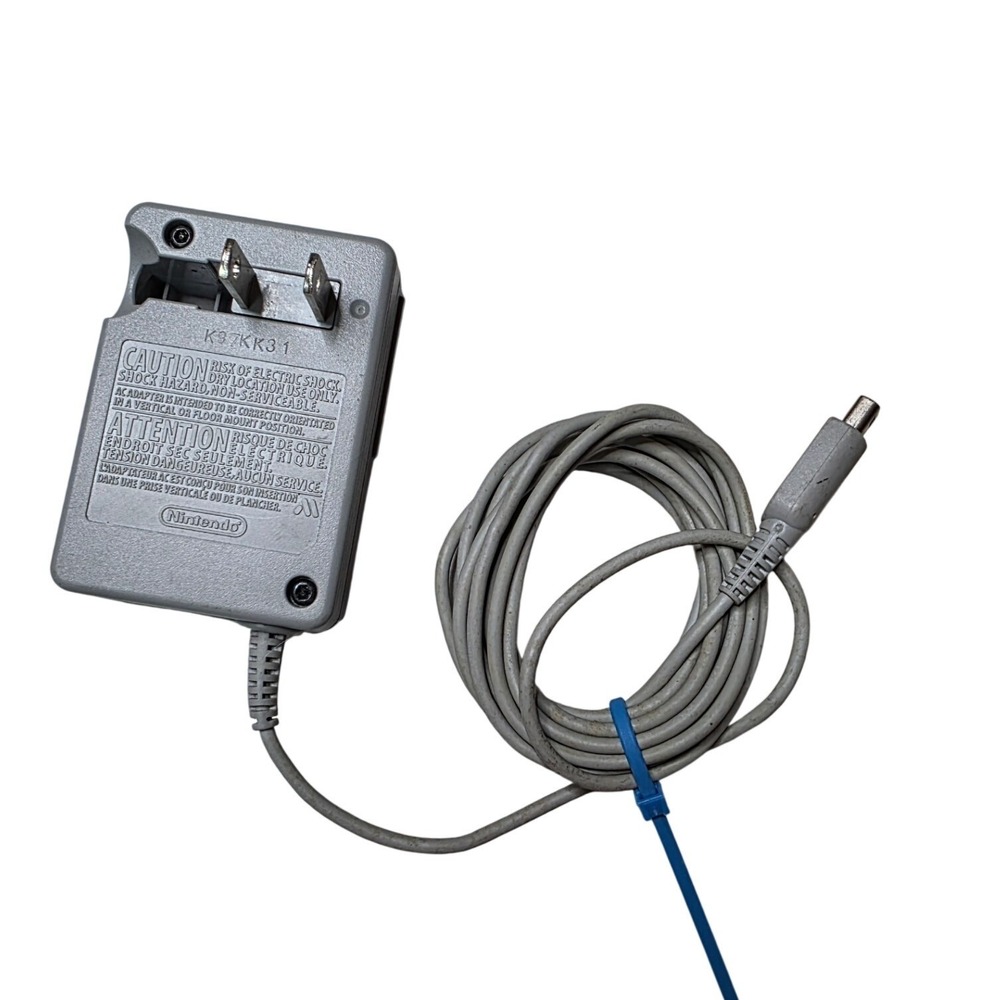 Nintendo AC Adapter WAP-002 USA Grey Wall Charger for 3DS 2DS DSi XL‎ Systems W4